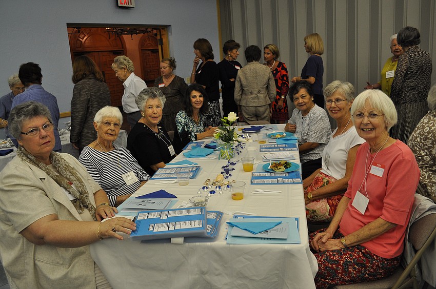 Christine Winchester, Jane Johnston, Catherine Pasternak, Phyllis McGuire, Trini Ortega, Clara McGonigle and Carole Bulbulia