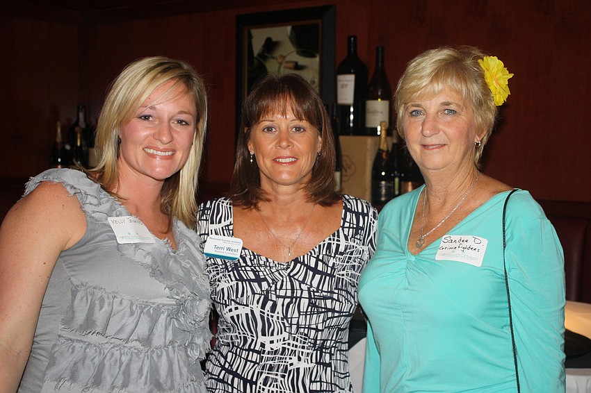 Kelly Jenkins with Transfirst, Terri West with Westcoast Business Solutions and Sandee Davis with Grime Fighters
