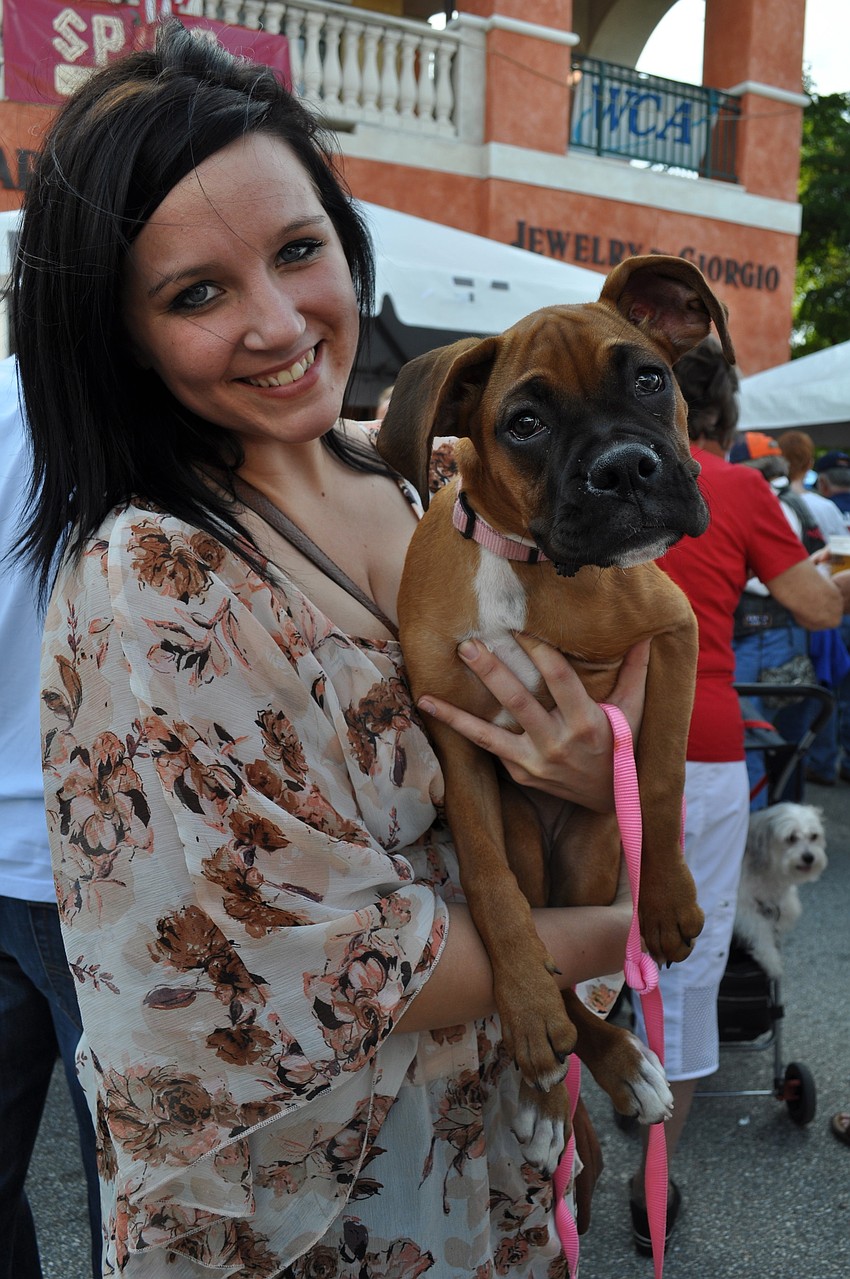 Hallie Robeck with Tally