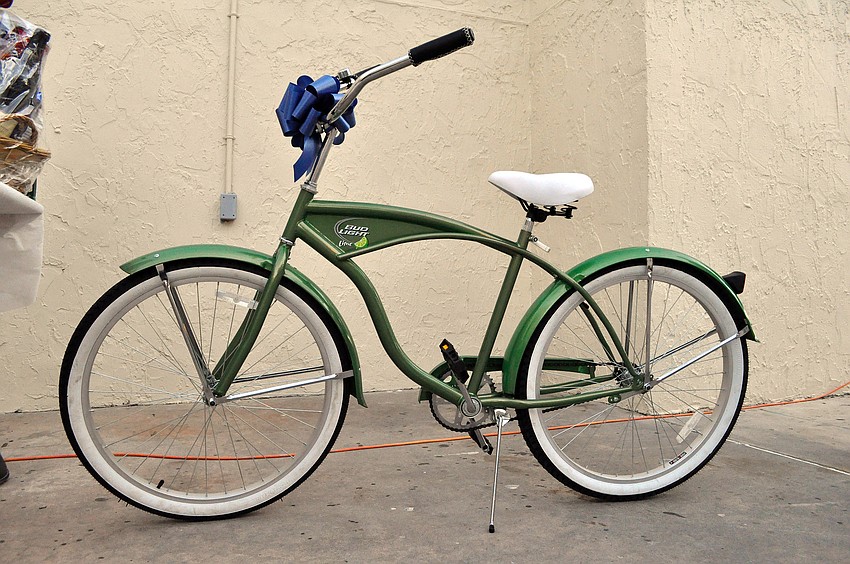 This bike was one of the most prized items at the silent auction at Sandfest 2011, Friday, Nov. 4, at Siesta Key Beach Pavilion.