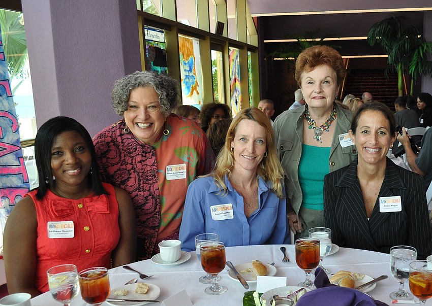 LawShawn Houston, Hedda Matza-Haught, Susan Loeffler, Judy Levine and Robin Magac