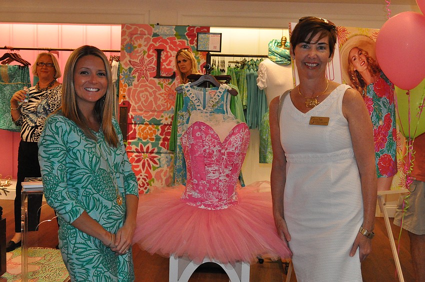 Store Manager Shannon Moulton and Development Director for Sarasota Ballet Noreen Delaney