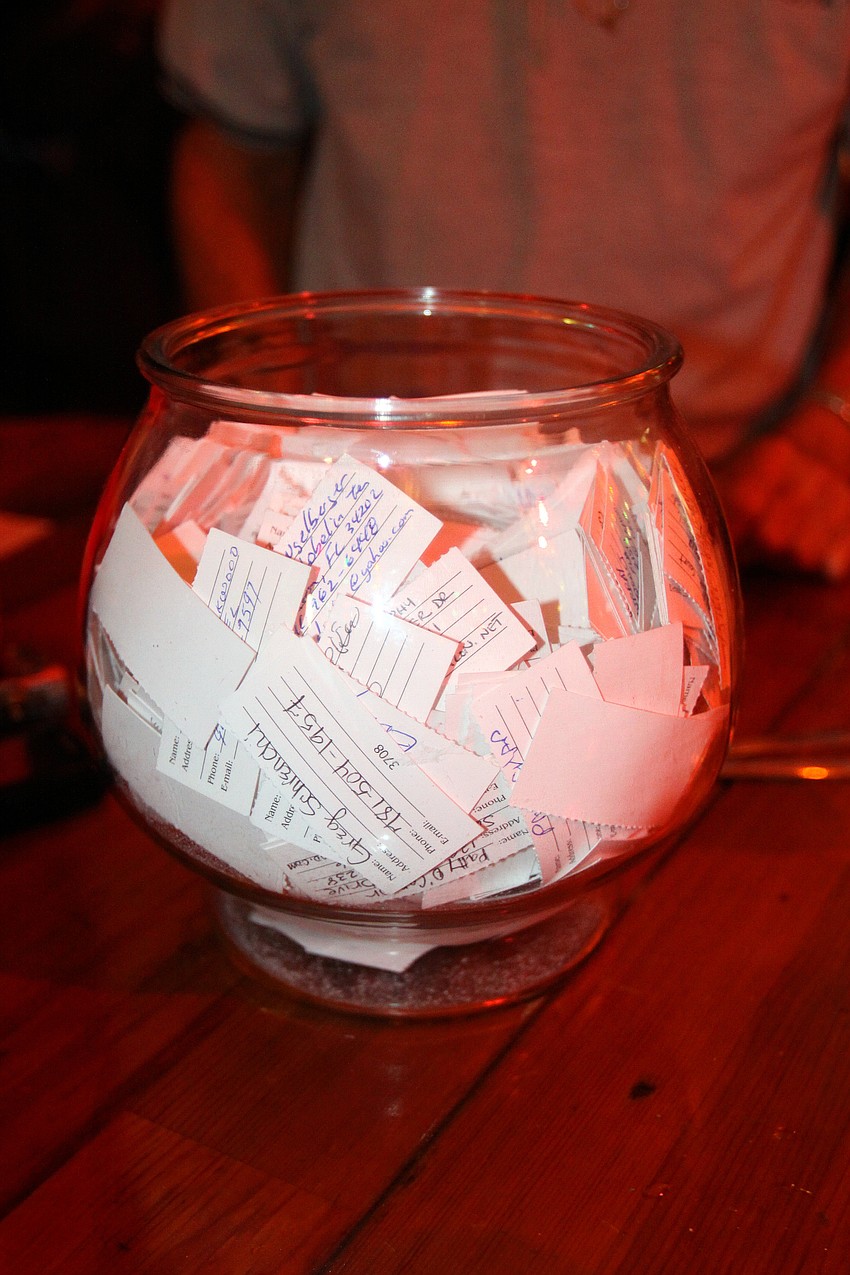 The raffle tickets bowl