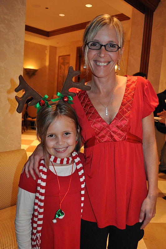 Brianna and Dawn Haire represented the Broken Egg restaurant.