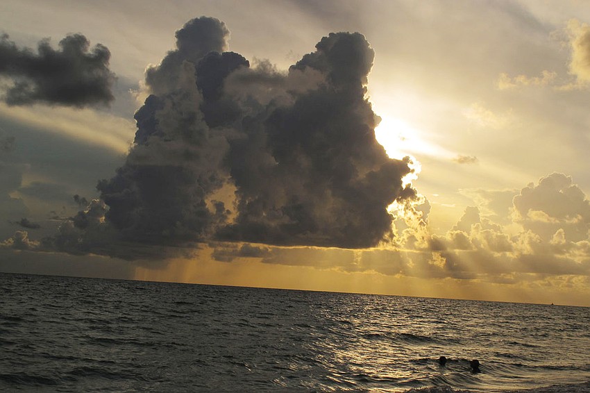 Calm Before the Storm: Lakewood Ranch resident Gwen Barshay took this photo June 26, at Anna Maria Beach.