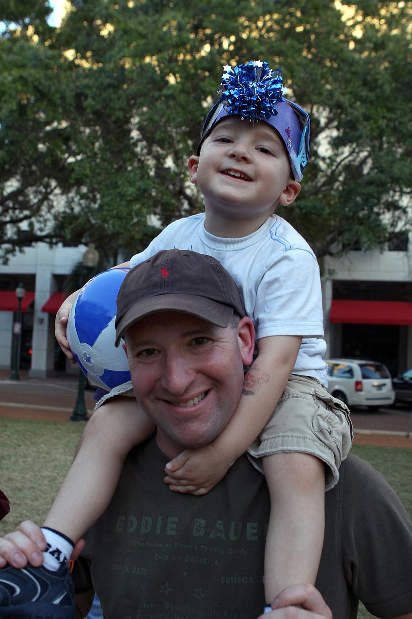 Rich and William, 4, Harris