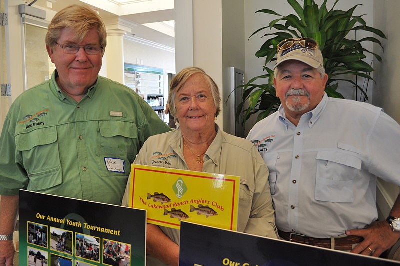 Red Bailey. Jeannette Wirz and Larry Naddeo spoke to guests about the Lakewood Ranch Anglers Club.