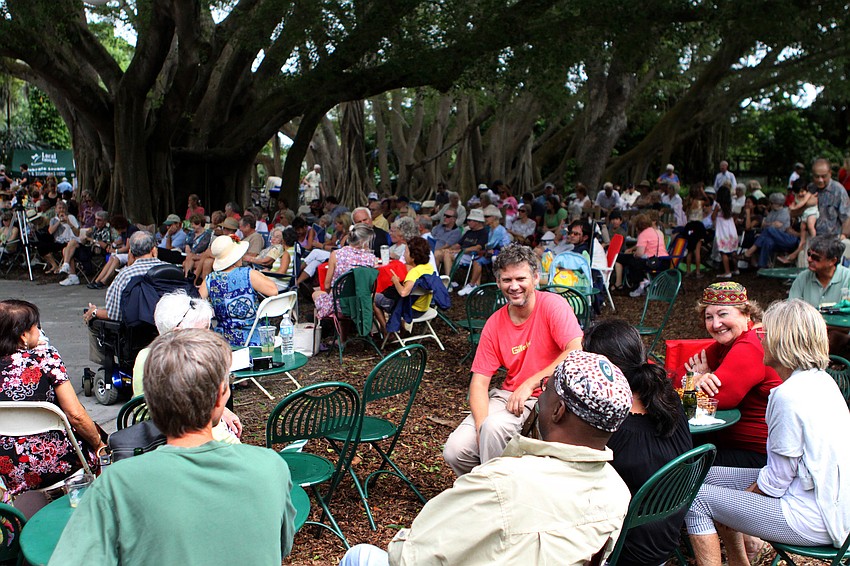 Hundreds of people came out for GartenFest Sunday, Oct. 9 at Marie Selby Botanical Gardens. The Fuzion Dance Artists were the performers for the Fall Music Series.