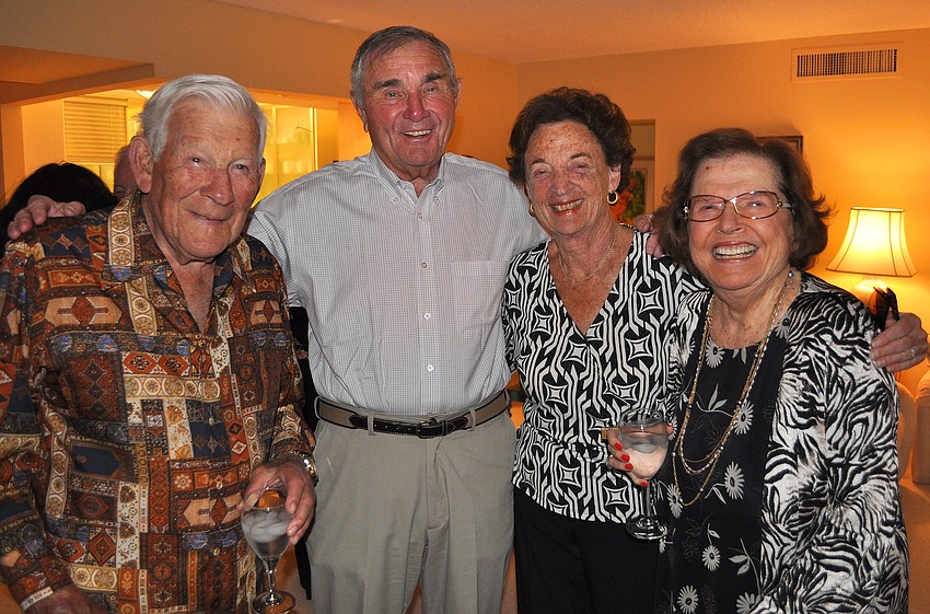 Bob Welson, Arthur Geller, Toby Geller and Frankie Welson