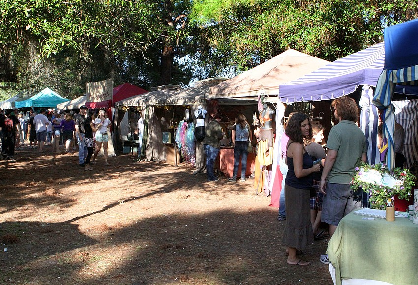 Your Observer Photo Many vendors sold their medieval goods, Sunday