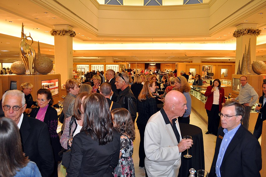 Over 100 people came out for the kick off party for the Gulf Coast Community Foundation and Westfield Southgate â€œGive with Purposeâ€ campaign, Wednesday, Nov. 30, inside Saks Fifth Avenue at Westfield Southgate.