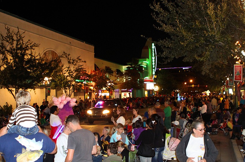 Thousands of people came out for the annual Christmas parade, Saturday, Dec. 3, in downtown Sarasota along Main Street.