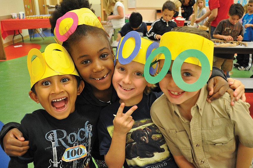 Nazariel Williams, left, Dev Patel, Brecken Fair and Nate Black loved the 