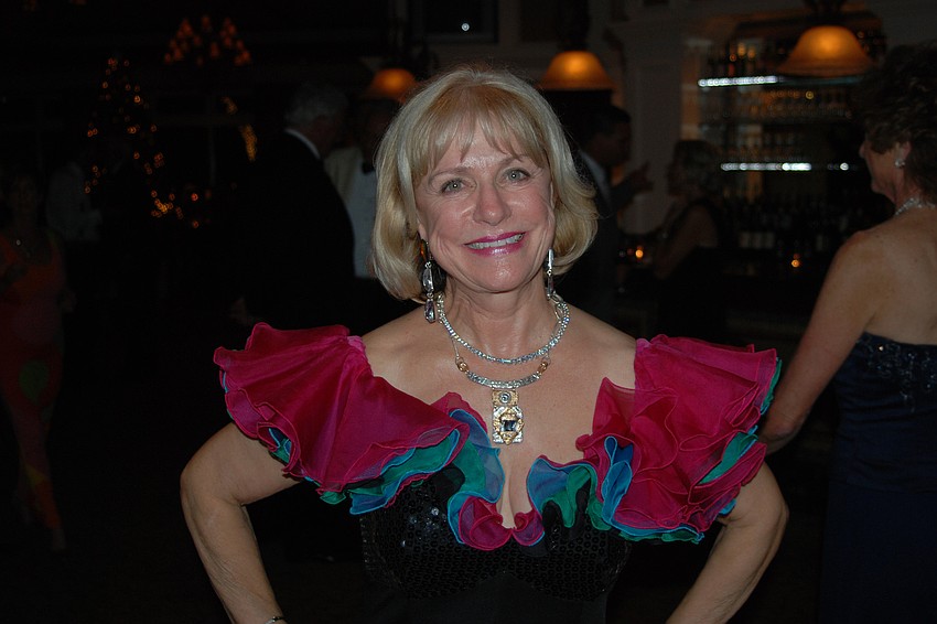 Patti Doench won the grand Prize necklace, a Debbie Haspel design.