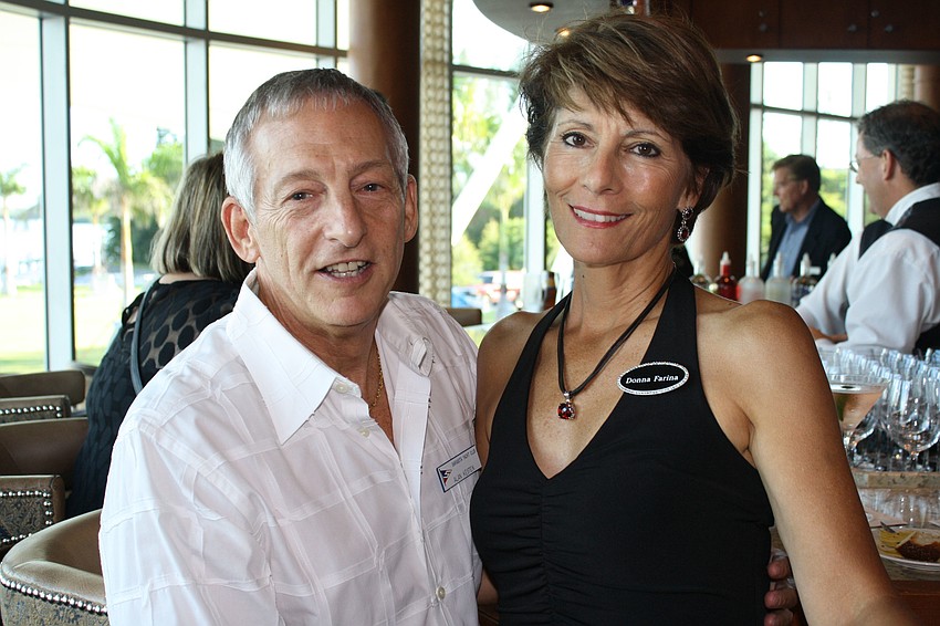 Alen Kesten and Donna Farina pose for a photo.