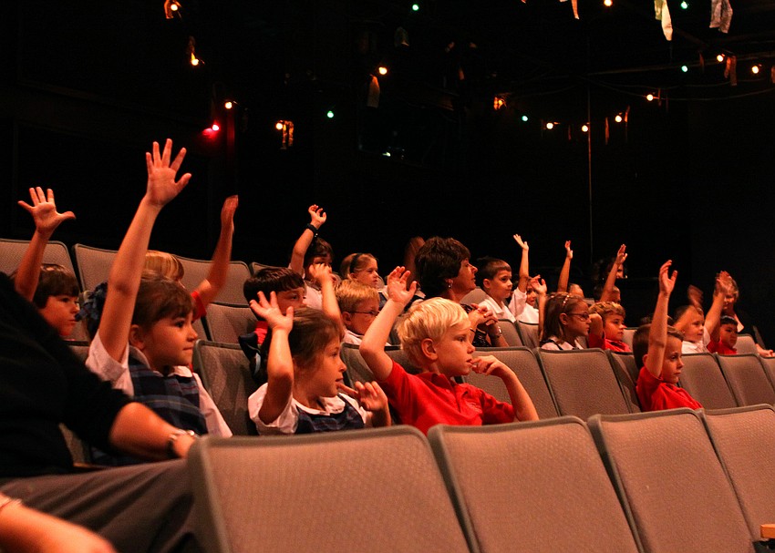 Students who had never been to Florida Studio Theatre raised their hands.