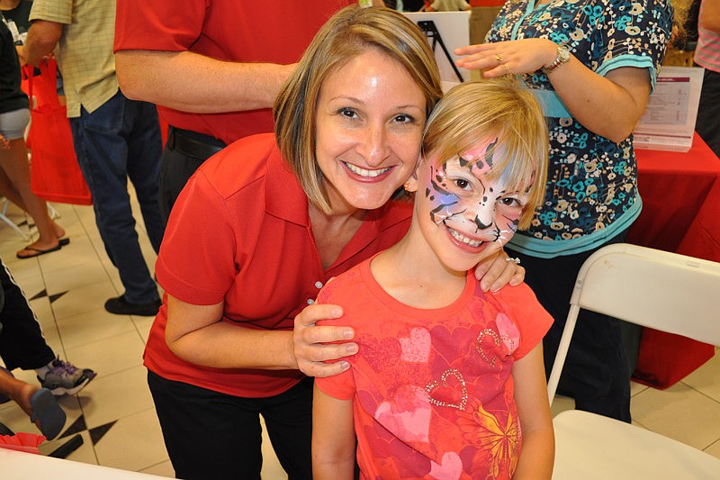 Ann Marie Lewis and her daughter, Remy, represented Health Source Chiropractic & Progressive Rehab.