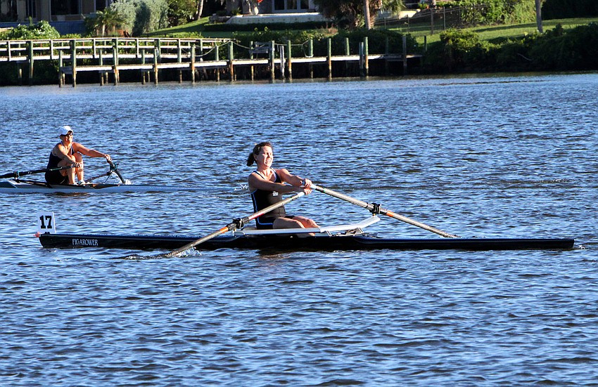 Wilhoit competed in the Womens Masters 1x and came in third.