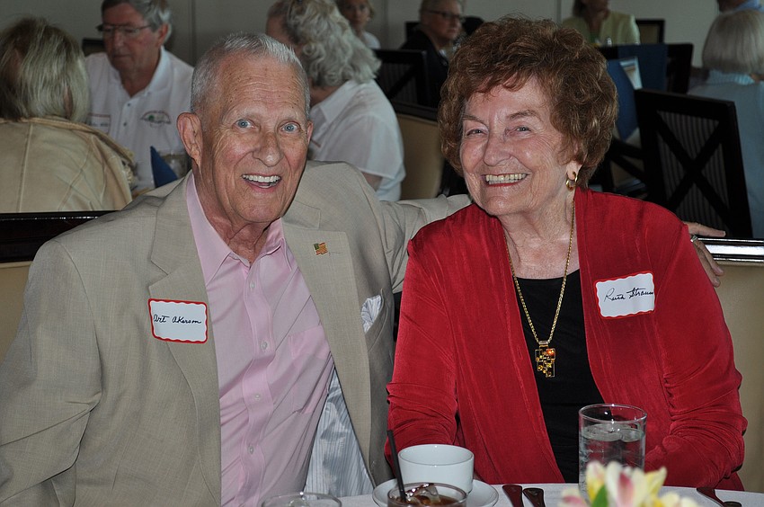 Ruth Strauss and Art Akerson