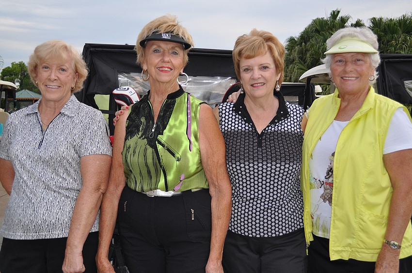 Stella White, Marilyn Jones, Brenda Hadjian and Joyce Behrens