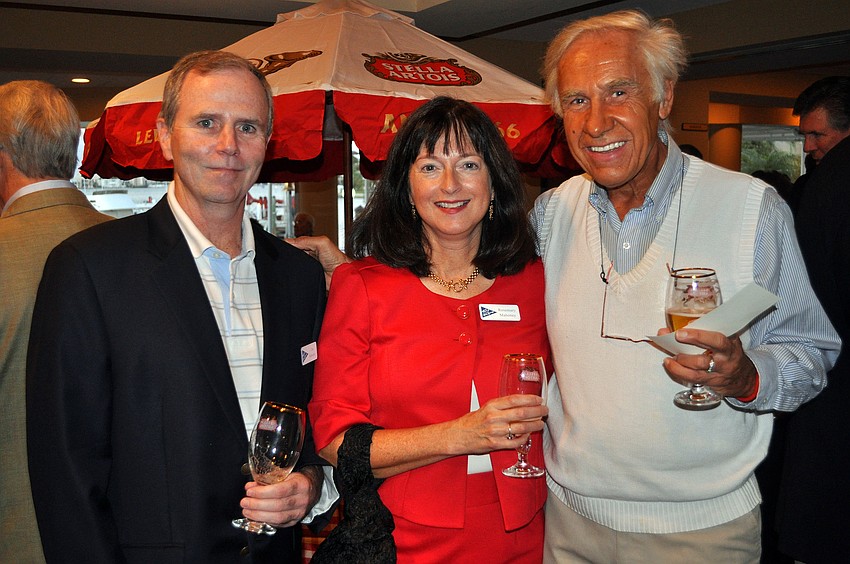 Tim and Rosemary Mahoney pose with John August