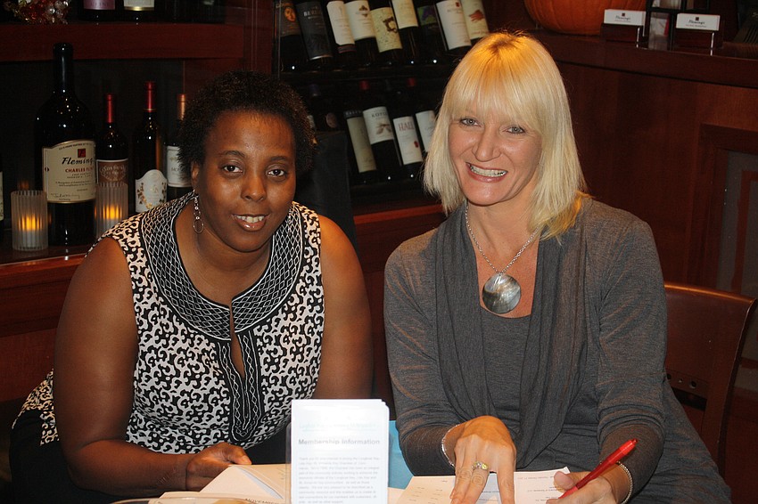 Dawn R. Mims and Shantell Mankowski with Longboat Key, Lido Key, St. Armands Key Chamber of Commerce