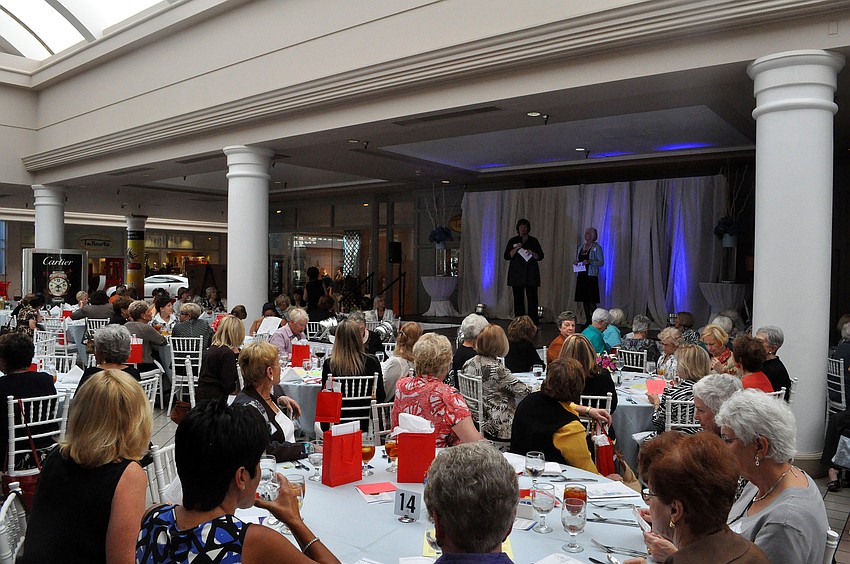 Over 100 women came out Wednesday, Oct. 26, for the Dillardâ€™s Fashion Show and Luncheon to benefit Baby Basics of Sarasota County at the food court at the Westfield Southgate Mall.