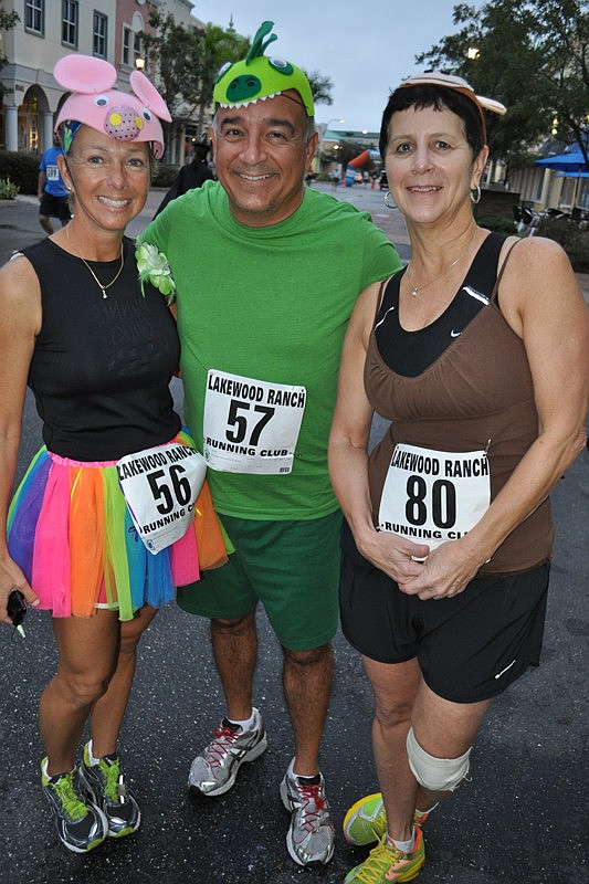 Susan and Joe DiCicco and Barb Hannan raced for the first time.