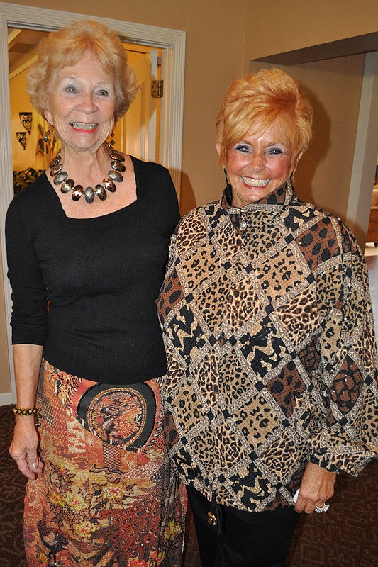 Models Judy Hall and Pat Turdik
