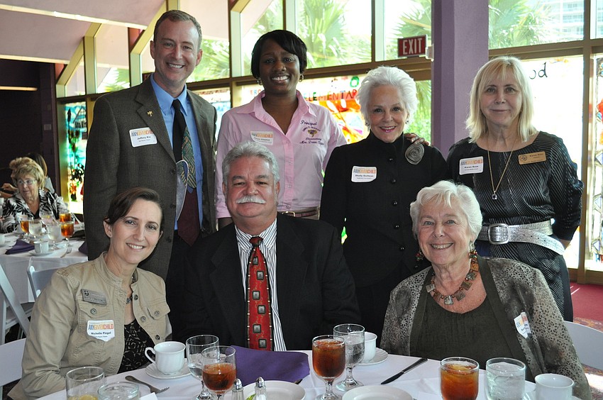 Jeffery Kin, Dawn Clayton, Shelly Dorfman and Karen Rose with Michelle Pingel, Steve Dragon and Betty Morris