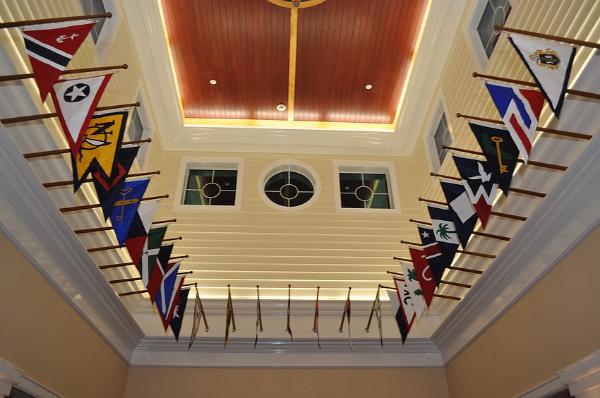 The inside of the new foyer at Bird Key Yacht Club