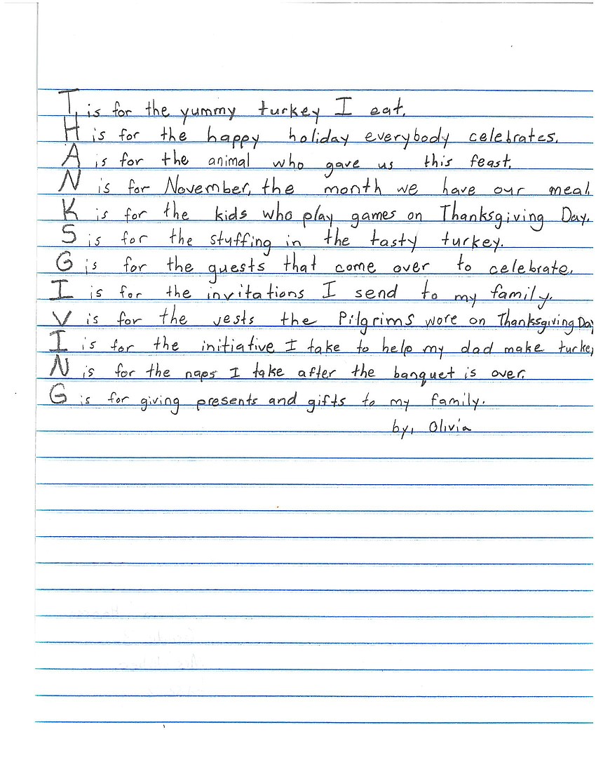 Olivia, Lakeview Elementary