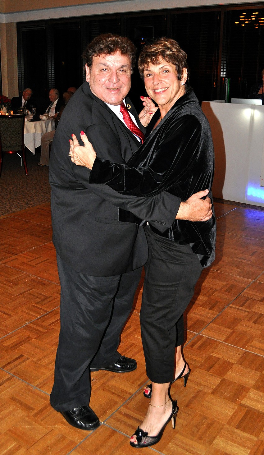 Jim and Linda Pird have some fun on the dance floor.