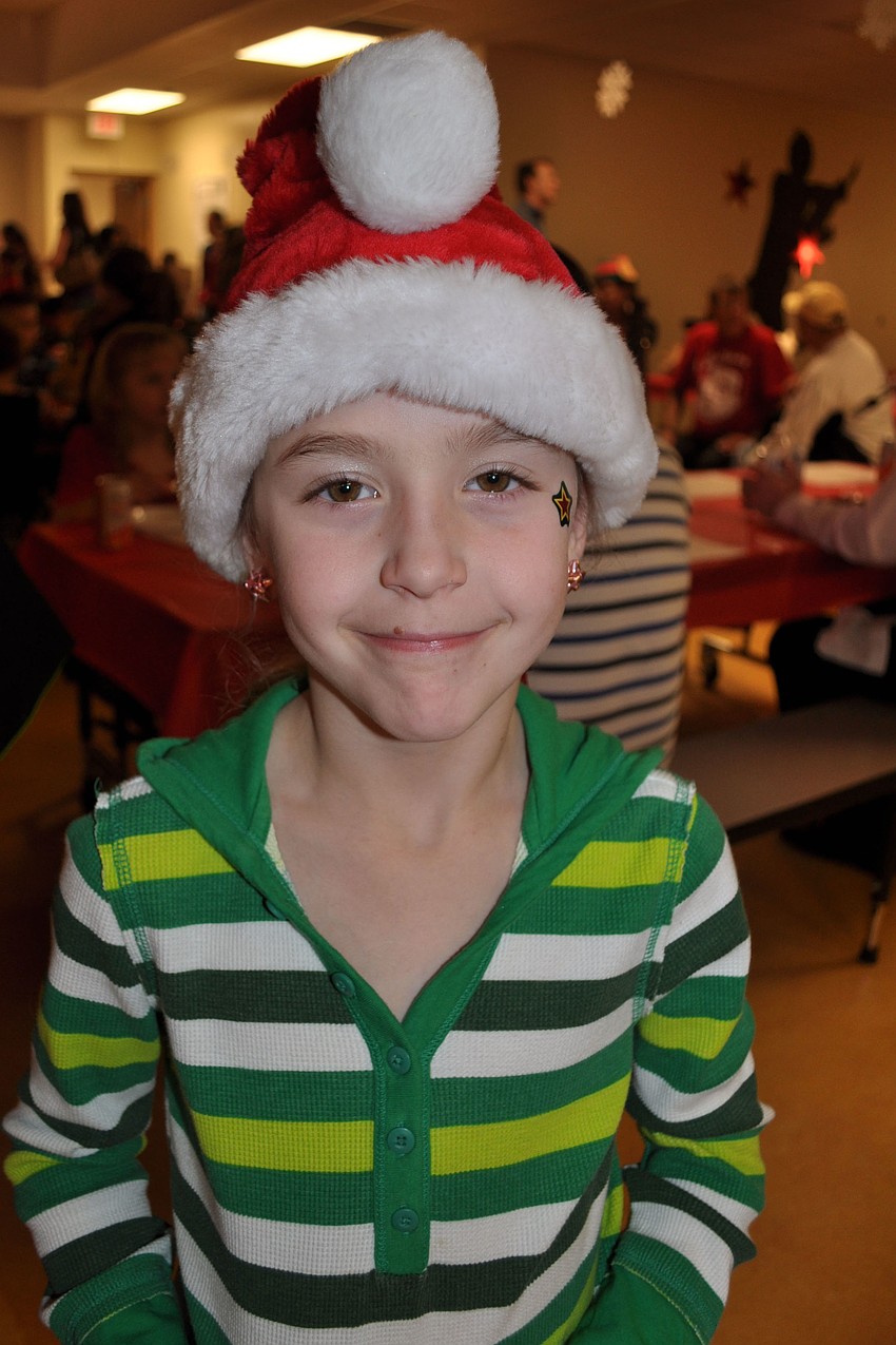 Trinity Glassburn, 8, was eager to perform.