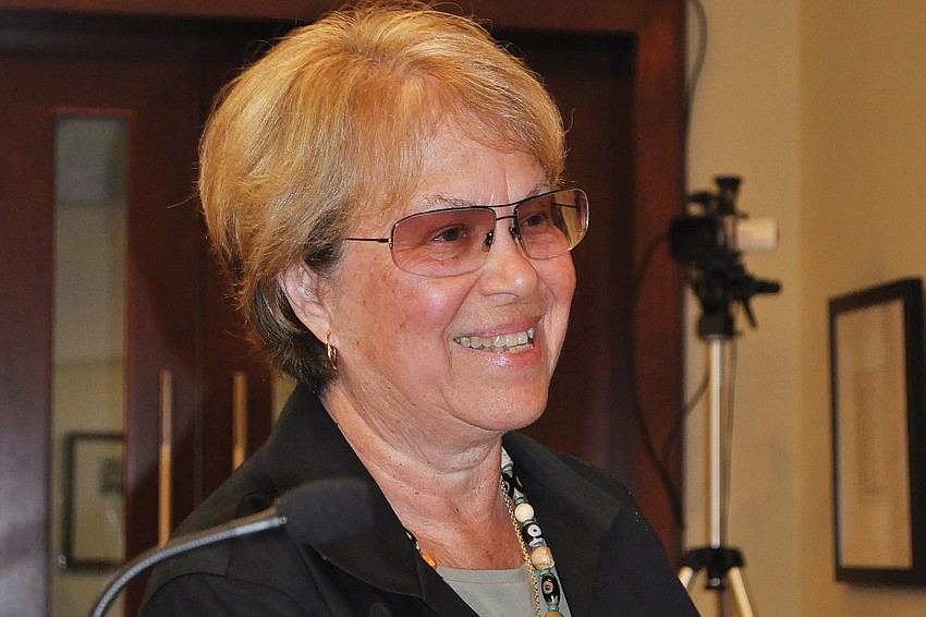 Pat Zunz took her seat on the Town Commission in April.