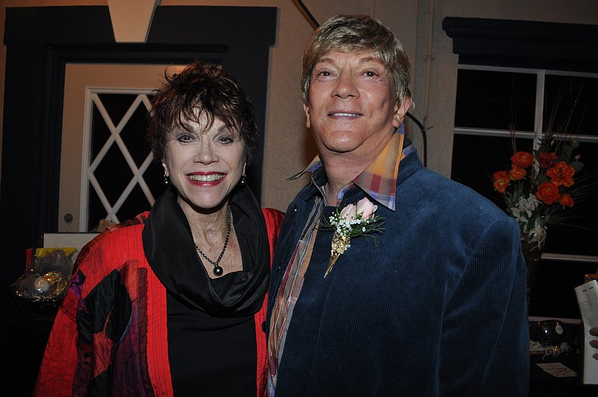 Nanci Rand and honored veterinarian Dr. Howard Rand