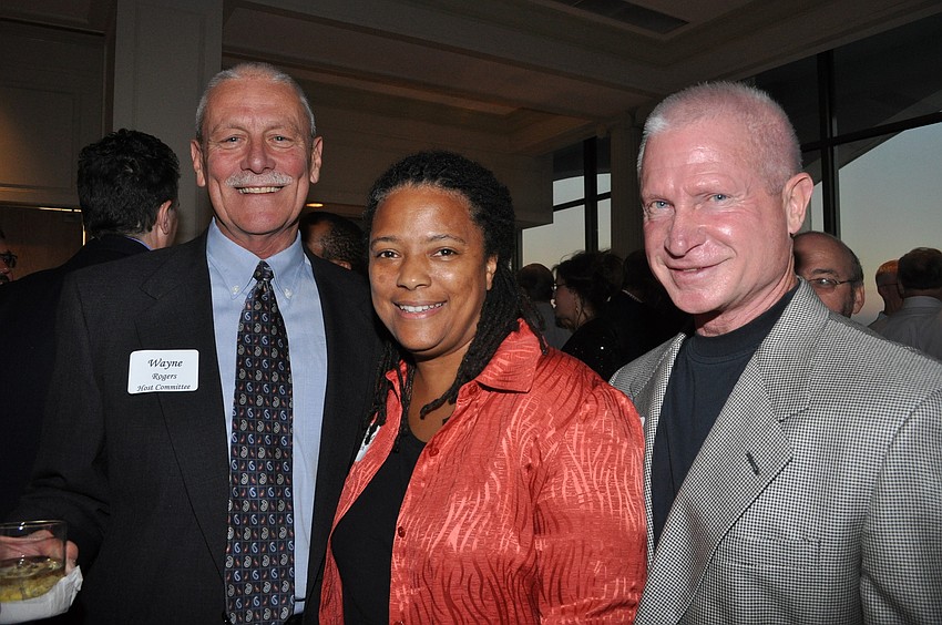 Wayne Rogers, Equality Executive Director Nadine Smith and Keith Kropp