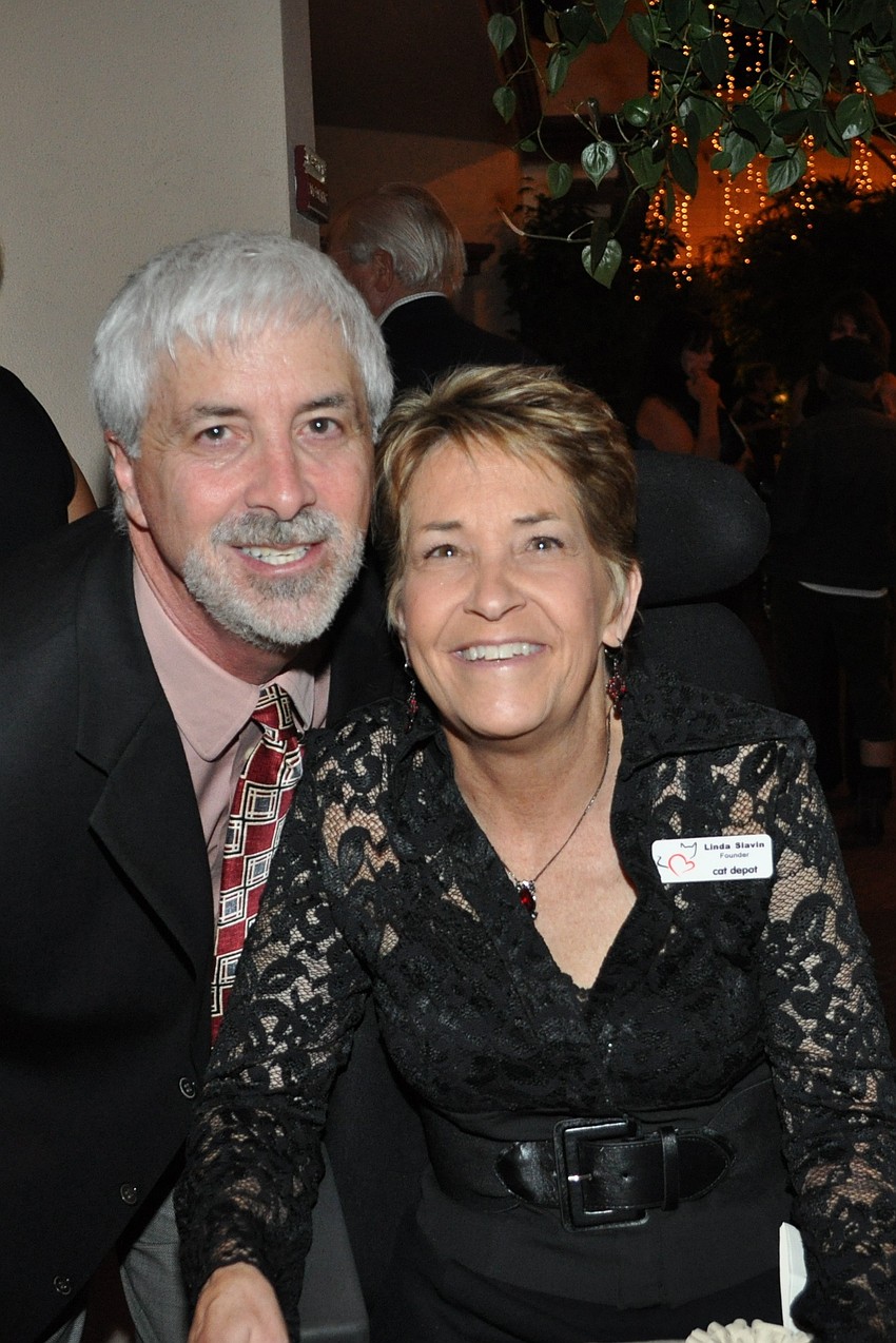 Ken Slavin and Cat Depot founder Linda Slavin