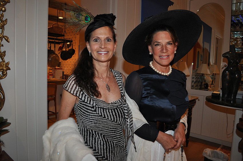 Marcia Jean Taub and Katherine Harris