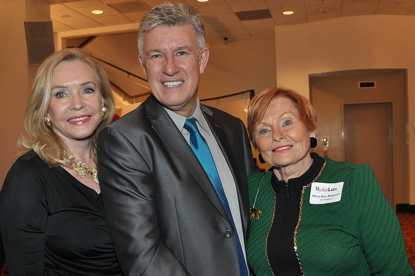 Margaret Wise, Asolo producing artistic director Michael Donald Edwards and Mary Ann Robinson