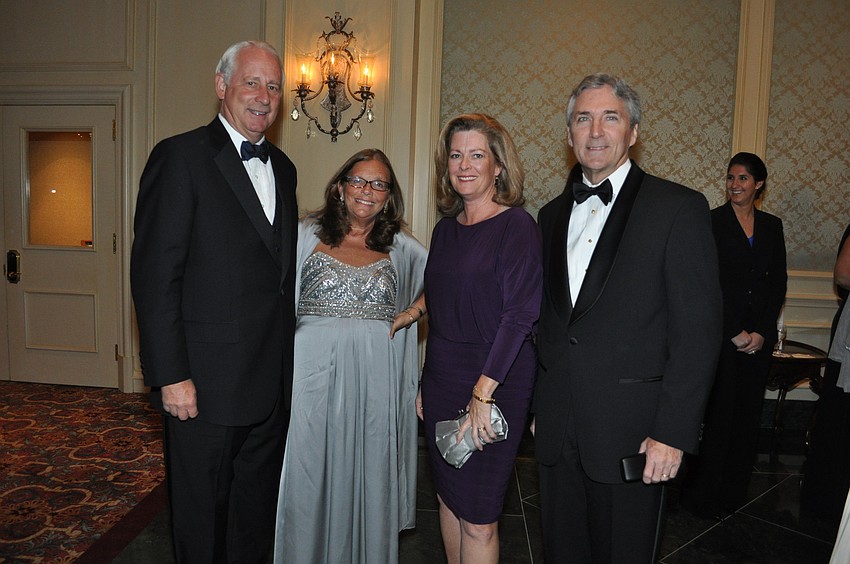 Art and Peggy Wood and Julie and Phil Delaney