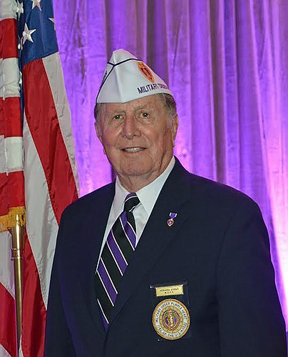 Hershel Gober, of Palm Coast,  was elected as National Commander of the Military Order of the Purple Heart. Courtesy photo