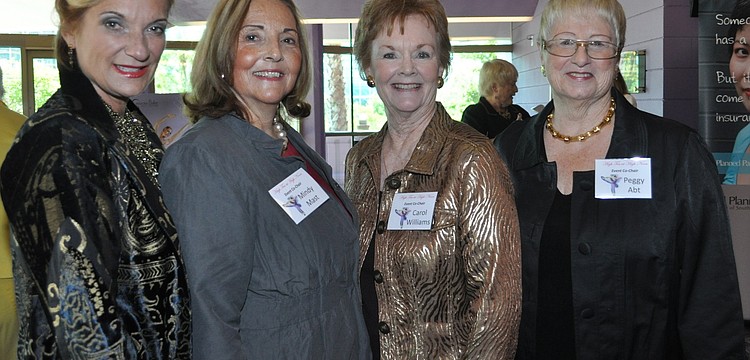 Planned Parenthood President and CEO Barbara Zdravecky, and event co-chairs Mindy Mast, Carol Williams and Peggy Abt