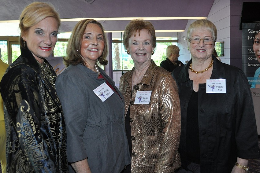Planned Parenthood President and CEO Barbara Zdravecky, and event co-chairs Mindy Mast, Carol Williams and Peggy Abt