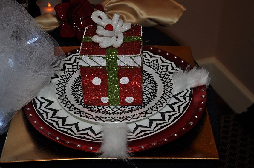 Table setting in the Carriage House by Trademark Interiors