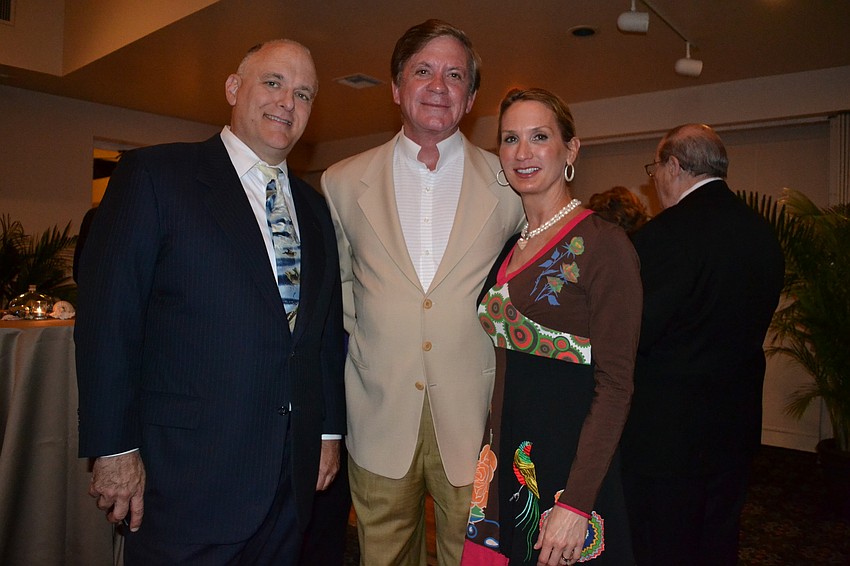 Chris Jones with Joe and Michele Gallagher