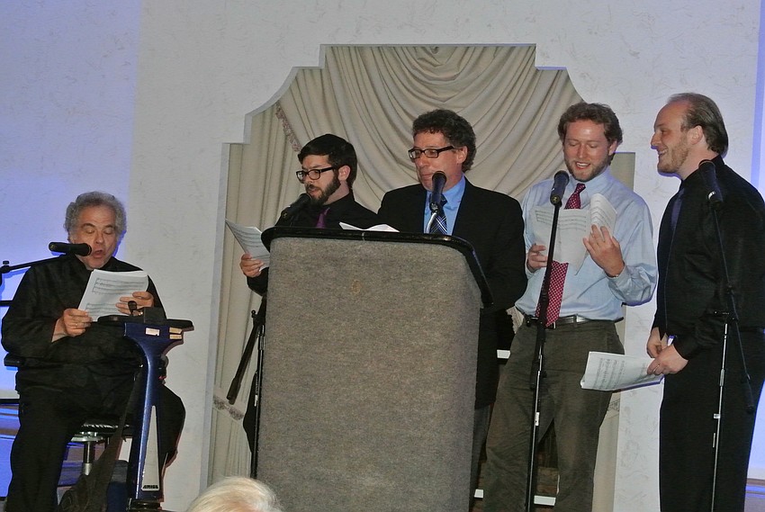 Itzhak Perlman, Eddie Davis, Patrick Romano, Tim Mauthe and Alec Galambos