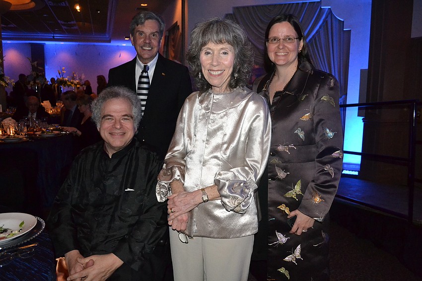 Itzhak Perlman, Arthur Guilford, Toby Perlman and Elizabeth Power