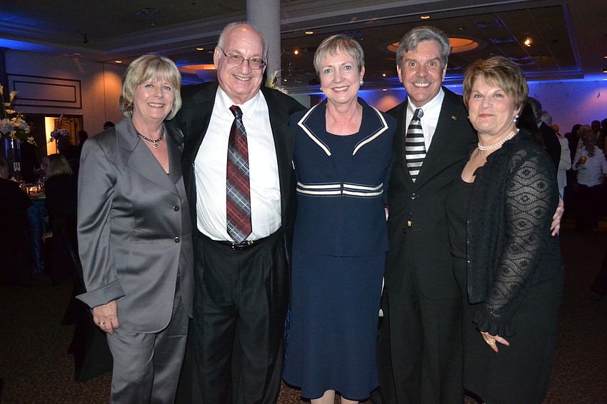 Sheila and Jules Rose, Lynn and Arthur Guilford and Fran Lambert