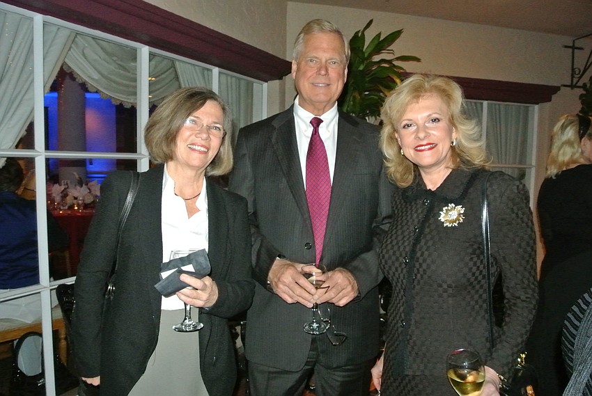 Dr. Barbara Srur with Julie and Jeff Riddell